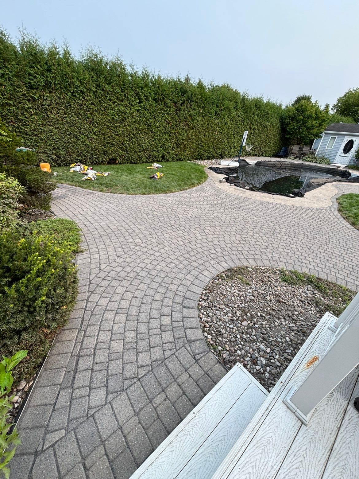 Polymeric sand jointing project in Ottawa